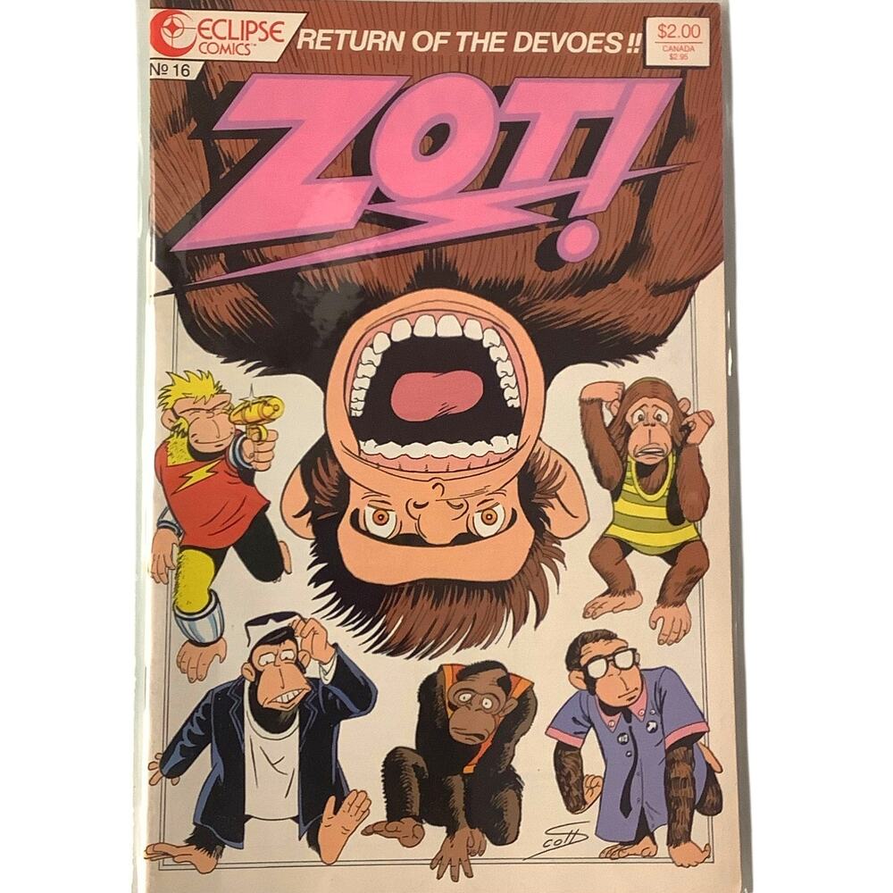 Zot! Return of the Devoes!! No.16, 1987, Eclipse Comics, VF/NM 9.0